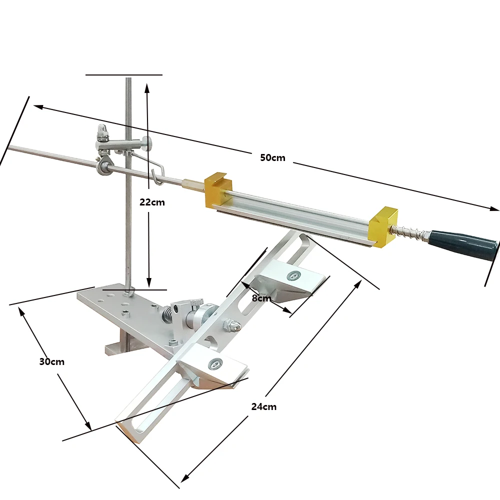 Professional-Knife-sharpener-with-diamond-whetstone-Sharpening-system-360-degree-swivel-Mechanism-Sytools-K6.jpg Professzionális Kés-Hegyező Gyémánt Whetstone Élező Rendszerrel 360 Fokos Forgó Mechanizmus-Sytools K6 - Image 6