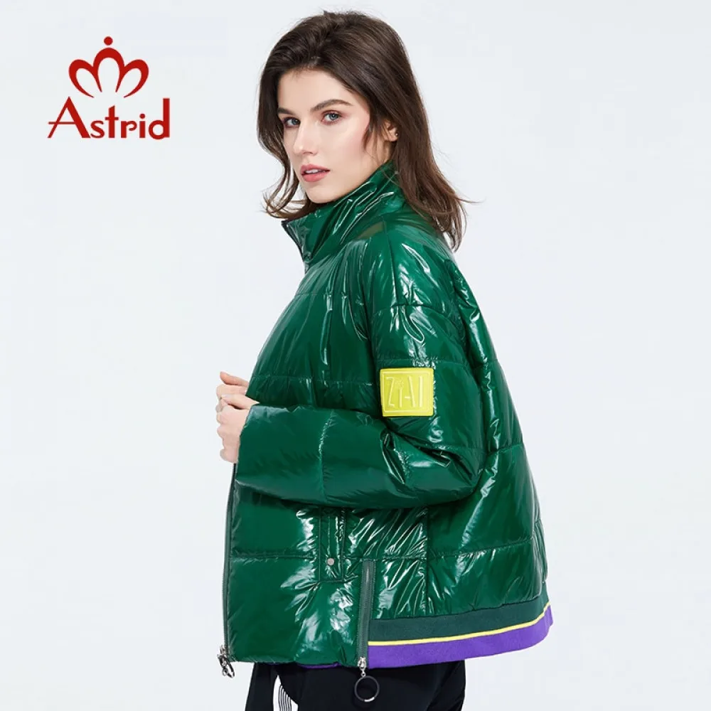 Astrid 2020 Весенняя женская парка пальто теплая куртка тонкая хлопок яркие цвета