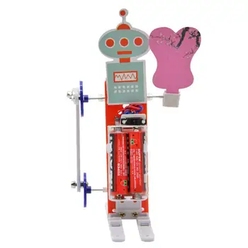 

Children DIY Electric Shaking Fan Robot Puzzle Toy School Experiment Model Tool Perfect developmental toy for ability training