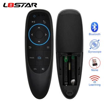

L8star G10 Bluetooth Air Mouse Remote Control WITHOUT 2.4G USB Receiver Gyro Mini Wireless Smart Remote for Bluetooth Devices