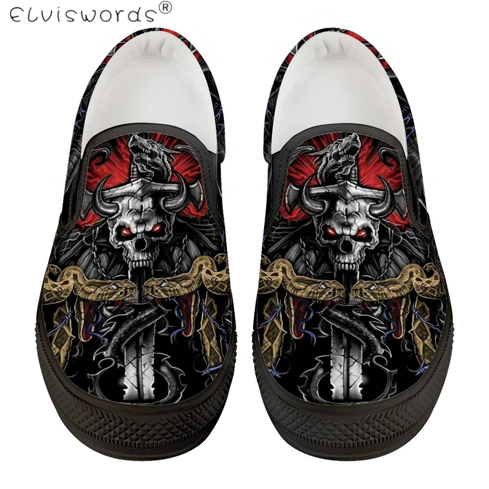 printed slip on shoes