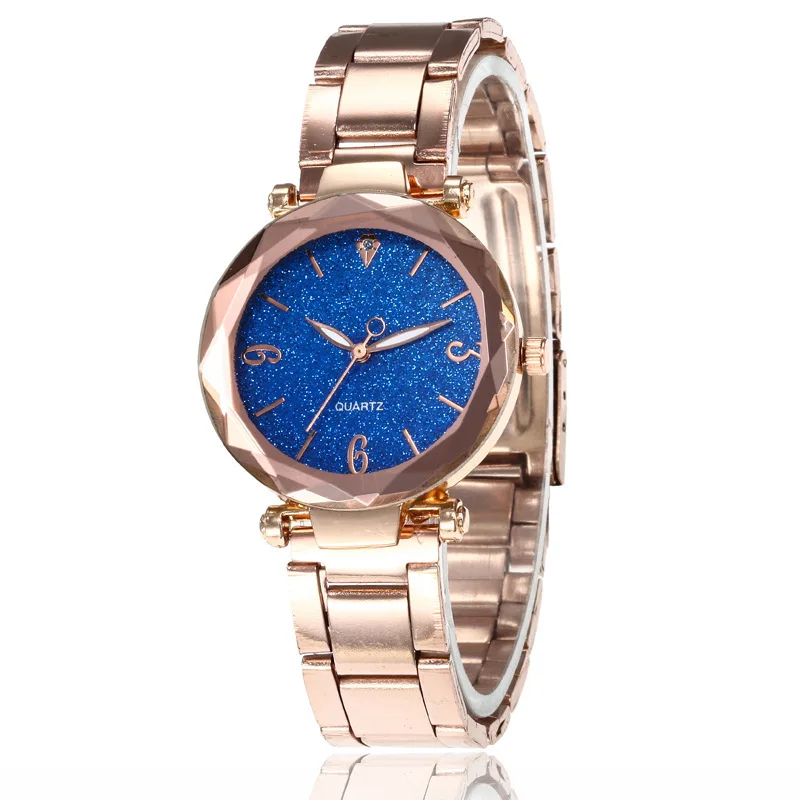 

2019 Real Ms Hot Steel Strip All Over The Sky Star Studded Watch Dial Digital Quartz Fashion And Personality