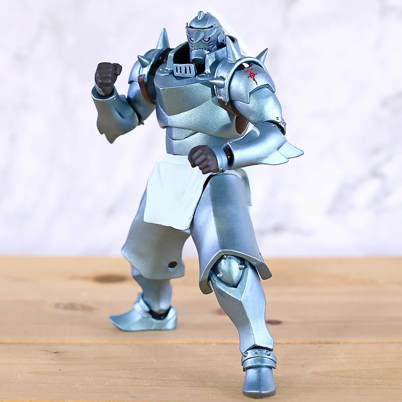 Полностью металлический Алхимик Альфонс Элрик Revoltech Yamaguchi фигурка Коллекционная модель игрушки