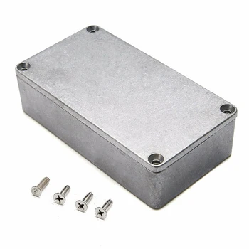 

Home Rectangle Enclosure Aluminium Box Storage Case Electronic Diecast Durable Guitar Effector Easy Install Small Tools