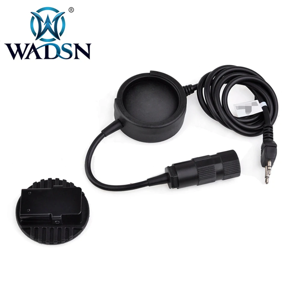 Softair TCI PTT Применимая Z тактическая гарнитура Midland страйкбол пелтор KENWOOD NATO Plug Push-To-Talk большая кнопка WZ138