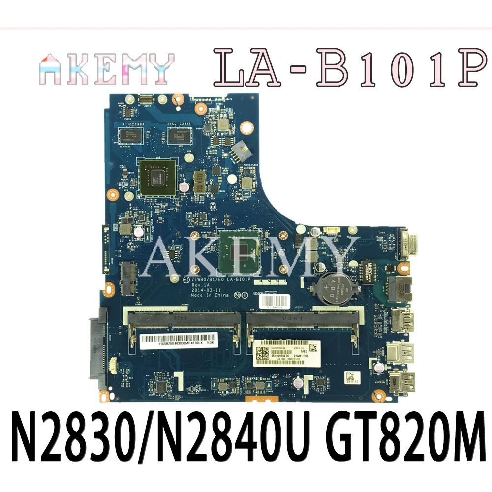 SAMXINNO для For Lenovo B50 30 N50 LA B101P всеобщая плата материнская с N2830/N2840U GT820M|Материнские