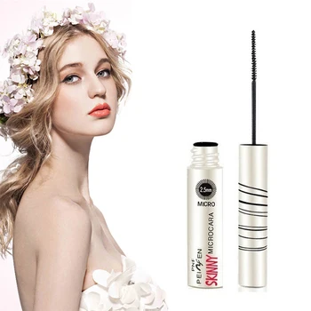 

4D Fiber Lash Long Curling Mascara Waterproof Sweat-proof 2.5mm Fine Brush Head Black Thick Eye Lashes Make Up For Eye TSLM1