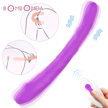 Dildo Vibrator Strap on Double Penetration Dildo Strapless Strapon Clitoris Stimulator Anus Massage Sex Toys for Woman Adult Toy
