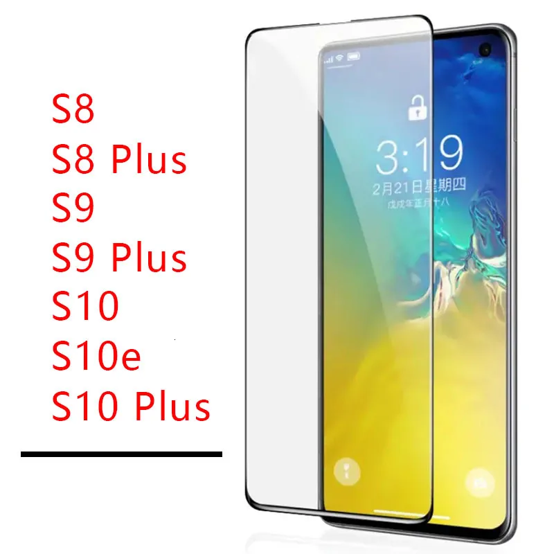 Чехол из закаленного стекла для samsung s10 plus s9 s8 s10e Защитная пленка для экрана Glas на Galaxy 8 s 9 s 10s 8 9 10 e lite s10plus