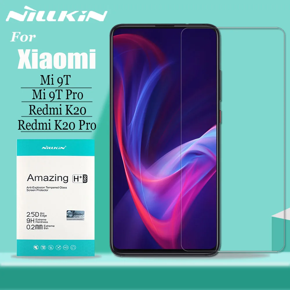 

for XiaoMi Mi 9T Pro Tempered Glass Screen Protector Nillkin 9H Hard Clear Safety Protective Tempered Glass on Redmi K20 Rro