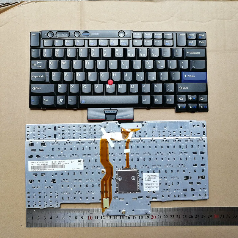 Новая клавиатура для ноутбука lenovo Thinkpad T410 X220 T420 T410I T420S T400S X220I 45N2106 версии США |