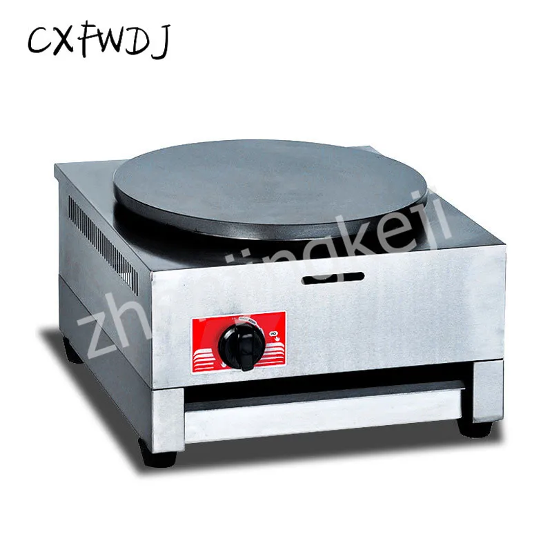 DE-1A Single Head Gas Class Cooker Pancake Fruit Electric Pancake Machine Fried Pancake Crepe Machine Oven