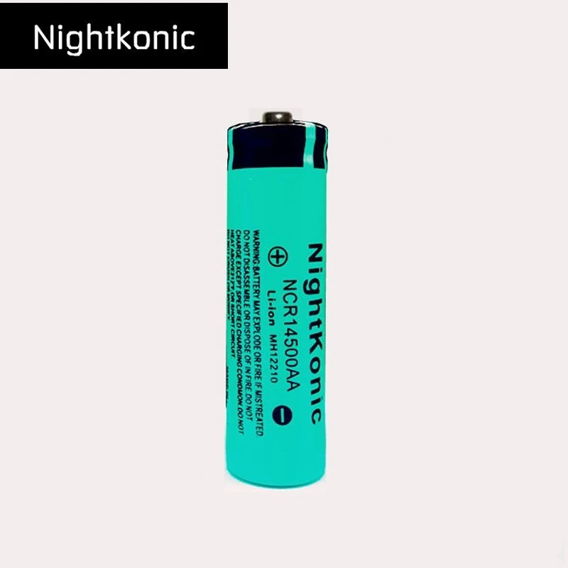 Высокое качество Nightkonic 14500 аккумуляторная батарея 3,7 V литий-ионная батарея для фонарика