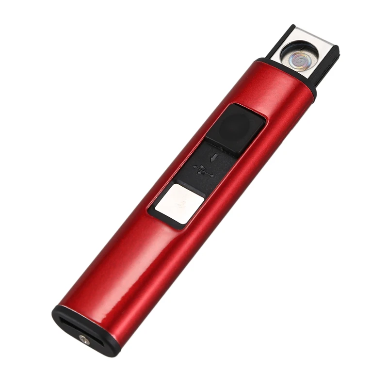 Прикуриватель двухсторонний зажигание Usb Электронная сигарета зажигалка смарт-пресс экран Зажигалка для мужских аксессуаров
