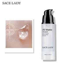 SACE LADY праймер для лица, основа для макияжа, контроль жирности, натуральная основа для макияжа, матовая увлажняющая поры, брендовая Профессиональная Косметика