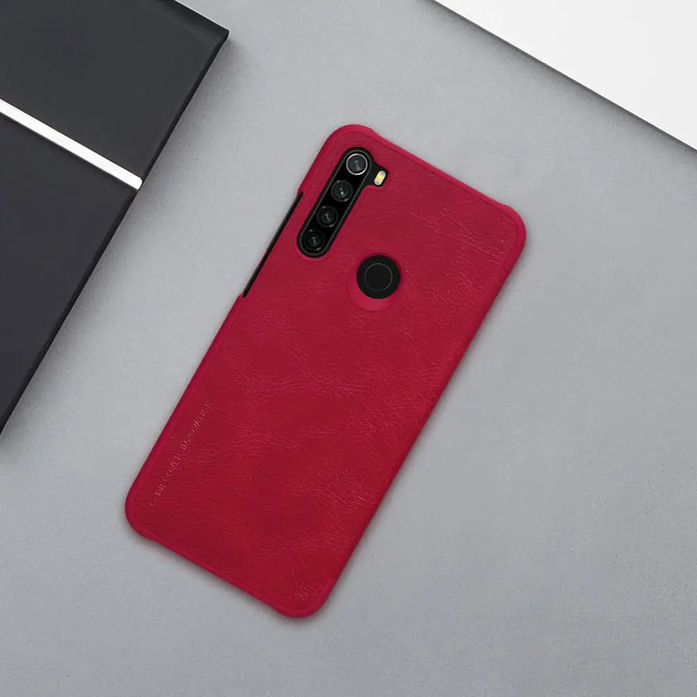 Серия NILLKIN QIN для Xiaomi Redmi Note 8, чехол, винтажный флип-чехол, кошелек из кожи пу и ПК, задняя крышка для Redmi Note 8 Pro