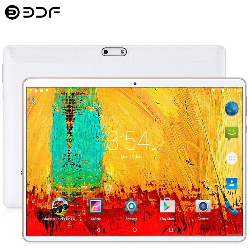 10.1-inch Tablet Android 7.0 3G/4G Phone Call Dual SIM Card Octa Core 4GB/64GB Wi-Fi Bluetooth GPS
