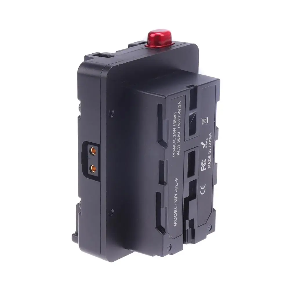 FOTGA V Lock D tap адаптер для аккумуляторной пластины Mount Plate Sony NP F аккумулятор мониторы