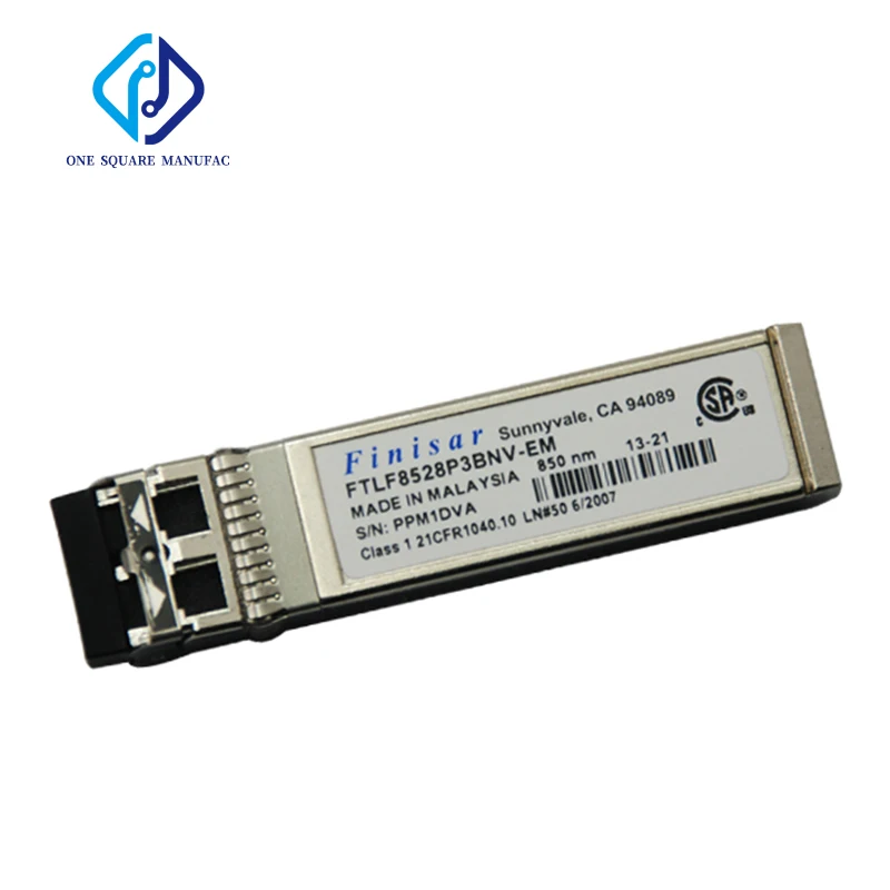 

Finisar FTLF8528P3BNV-EM 8G-850NM-0.3KM-SFP+ Optical Fiber Transceiver Multi-mode Module