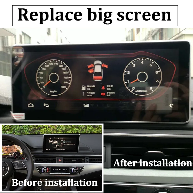 Discount Liandlee Car Multimedia Player NAVI 10.25 inch For Audi A5 F5 2016~2018 CarPlay TPMS Radio Stereo GPS Navigation 1