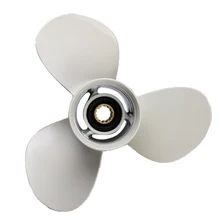 Лодочный подвесной Алюминиевый Пропеллер 663-45958-01-EL 11 1/4 Х 13-G алюминиевый сплав 3 Лопасти белый для Yamaha корабль 25-60HP