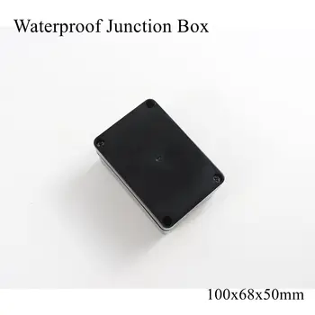 

100x68x50mm Waterproof Plastic Enclosure Box Black Outdoor Cable Wire Junction Box Electrical Project Case ABS IP65 100*68*50mm