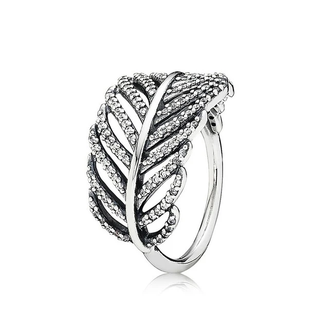 

Keris Store 100% 925 Sterling Silver 1:1 New 190886CZ LIGHT AS A FEATHER RING CZ Charming Original Jewelry Women's Gift