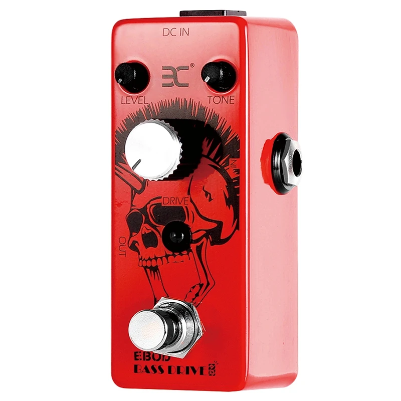 ENO Ex Ebod Overdrive бас гитара педаль эффектов металлический корпус True Bypass для гитарных аксессуаров