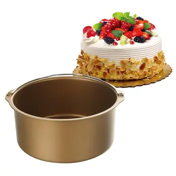 

6/7/8 Inch Non Stick Air Fryer Cake Mold Barrel Baking Pan Tray Oven Frying Roasting Basket Bakeware