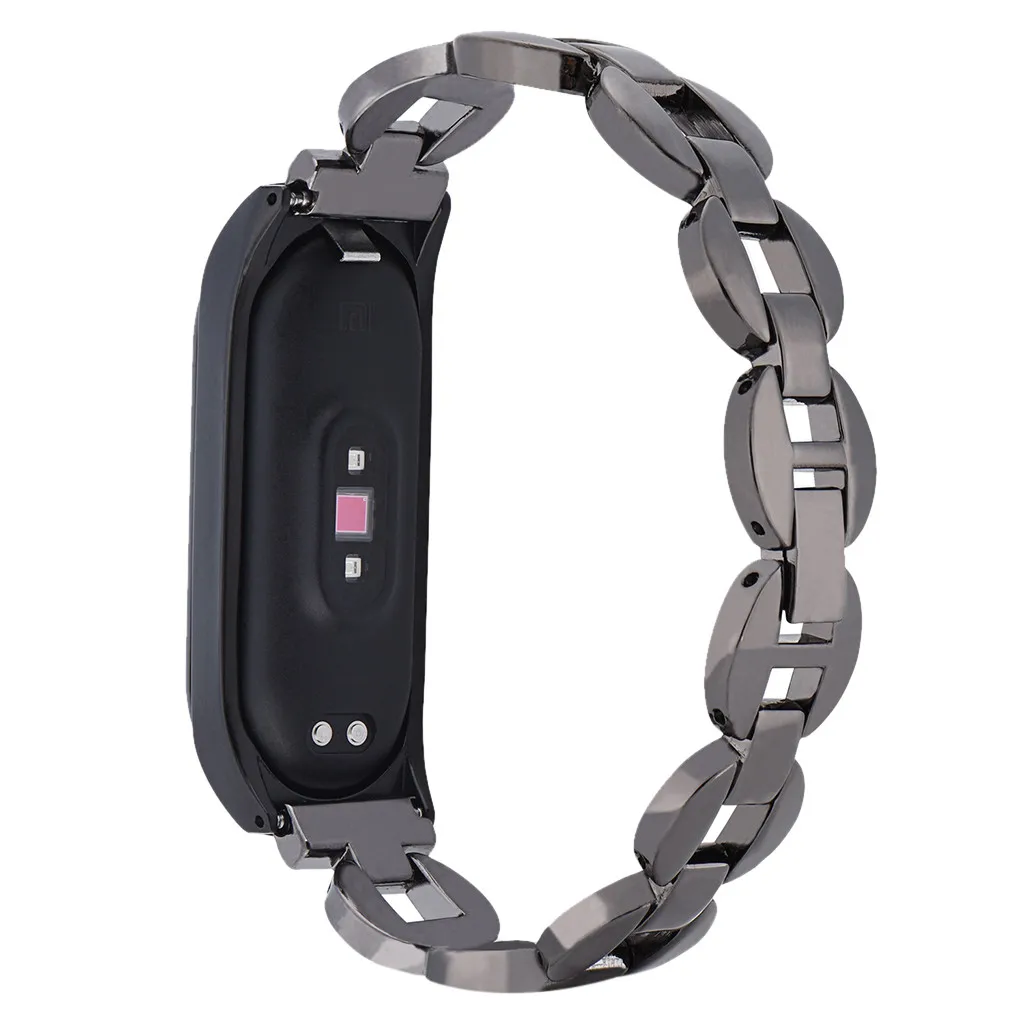 GEMIXI ремешок для часов сменный Браслет с ремешком+ металлический чехол для Xiaomi Mi 4 браслета наручные часы 19Sep26