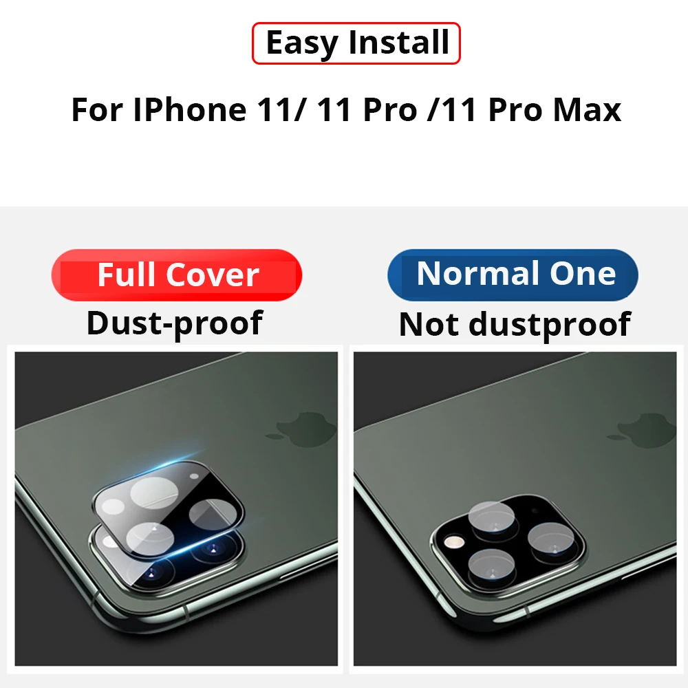  Cemera Objektiv Glas Für IPhone 11 pro Max Kamera Screen Protector Titan Legierung Metall Kamera Le