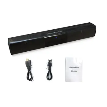 

10W Soundbar Home Theater Surrounding 3D Sound Wireless Speaker with RCA/ AUX/ USB Cable High Sound Performance