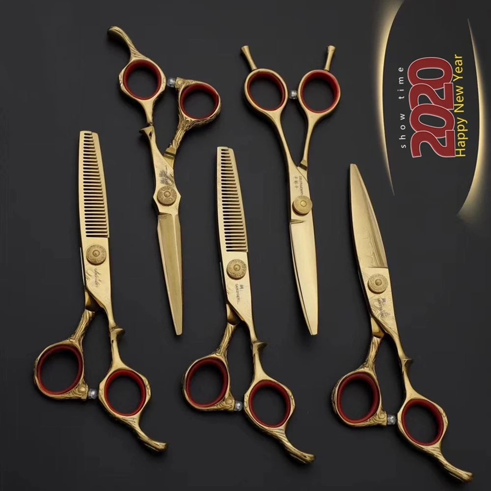 

[Boss Favorite] Professional Hair Cut Shear Hairdressing Scissors Salon Barber Scissor Hairdresser Haircut Scissor Shear Case