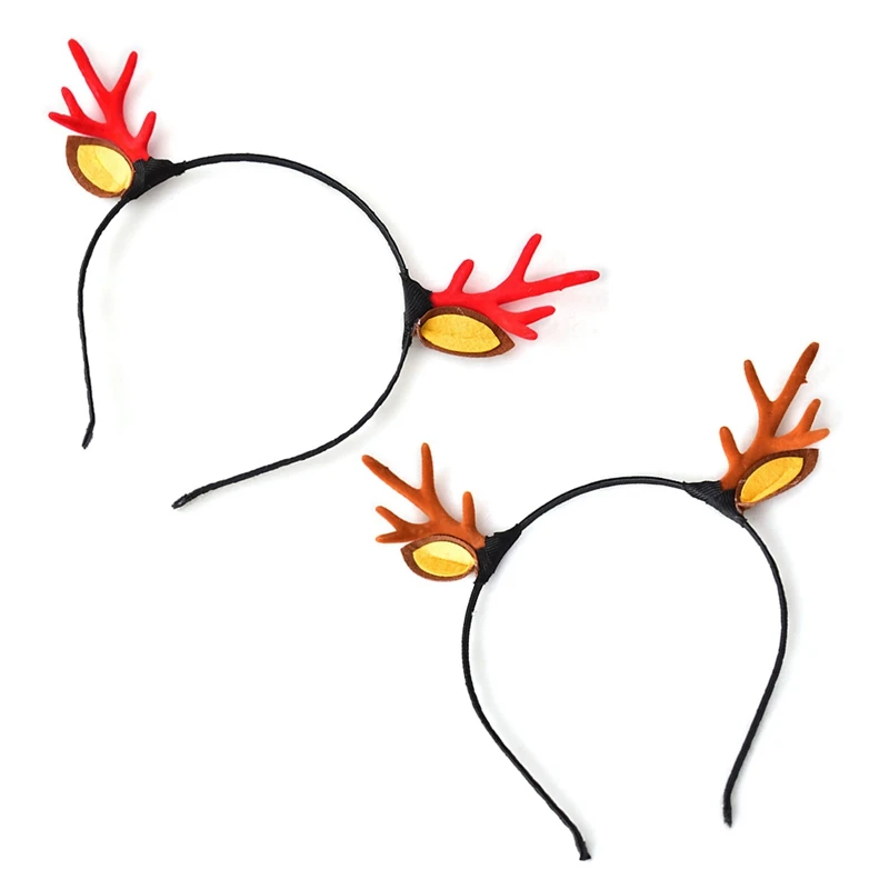

DIY Merry Christmas Hair Accessories 2018 New Year Gift Supplies Deer Headband Childrens Xmas Hat Party Decoration