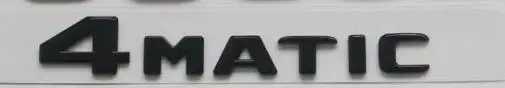 Черный глянец эмблемы для Mercedes W205 купе C43 C63 C300 C220 C350 C200 - Цвет: Gloss Black