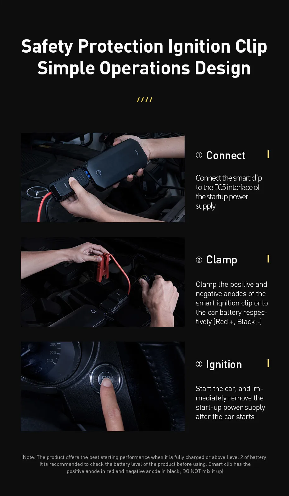 jump pack Baseus Car Jump Starter Power Bank 12V Auto Starting Device 800A Car Booster Battery Jumpstarter Emergency Buster Jumper Start noco gb40