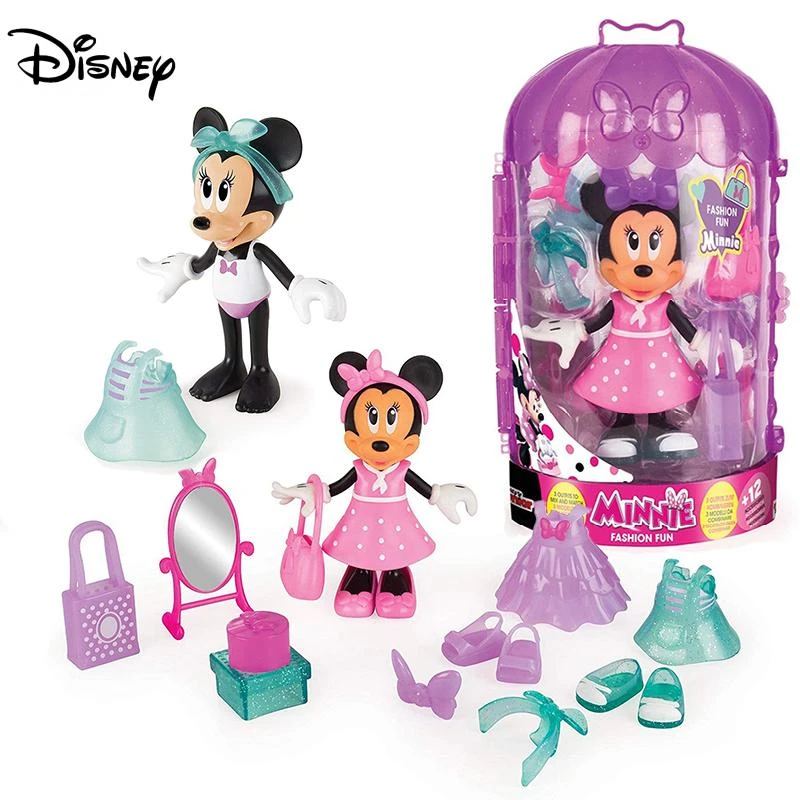 De waarheid vertellen Verdienen Dood in de wereld Disney Mickey Mouse Clubhouse Minnie Pop Model Jurk Up Beweegbare Pop Gift  Boxed Huis Speelgoed Voor Meisjes|Poppen Accessoires| - AliExpress