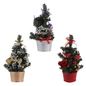 

3 Pcs Christmas Decors DIY Ornaments Exquisite DIY Christmas Trees for Xmas