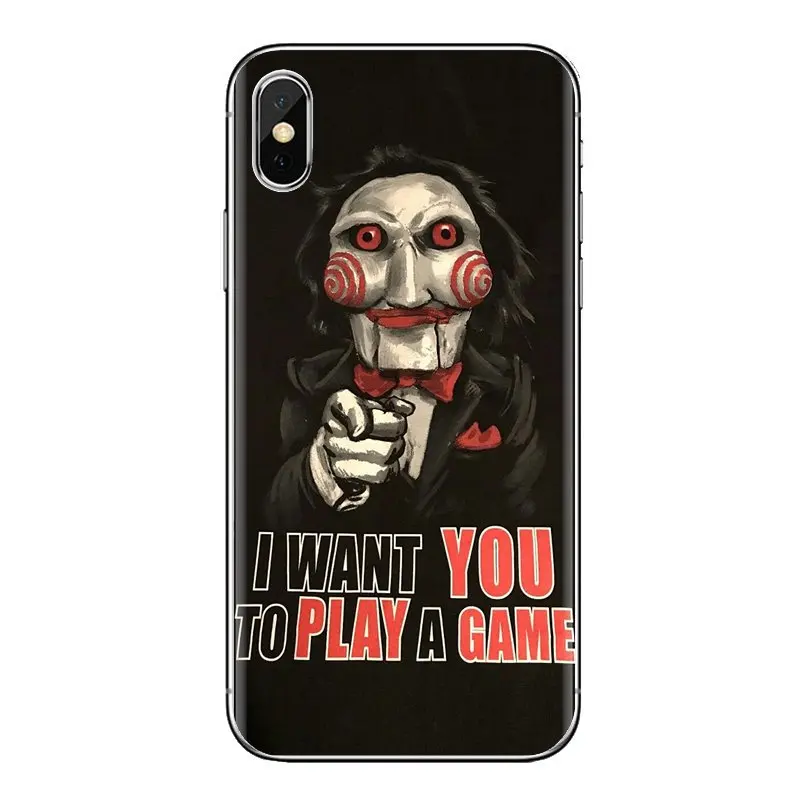 For Huawei Mate Honor 4C 5C 5X 6X 7 7A 7C 8 9 10 8C 8X 20 Lite Pro horror Saw Mask Man Terrible Soft Transparent Cases Covers | Мобильные