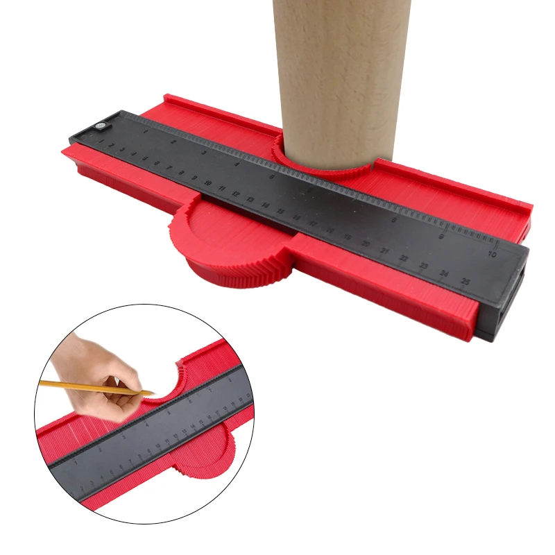 

14/25cm Contour Gauge Plastic Profile Copy Contour Gauges Standard Wood Marking Tool Tiling Laminate Tiles General Tools