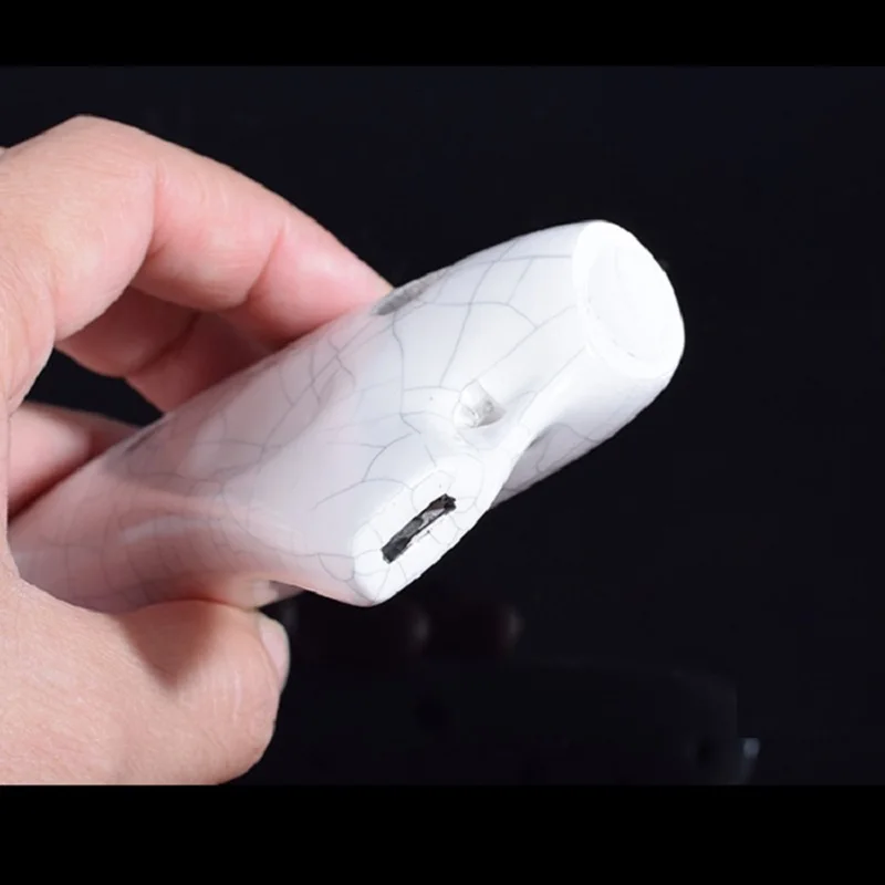Cerâmica Ocarina Submarino Soprano c Vitrificada Flauta Tenor 12 Buraco Okarina Vento Instrumento Musical Gelo-crack Forno-fogo sc - Image 4