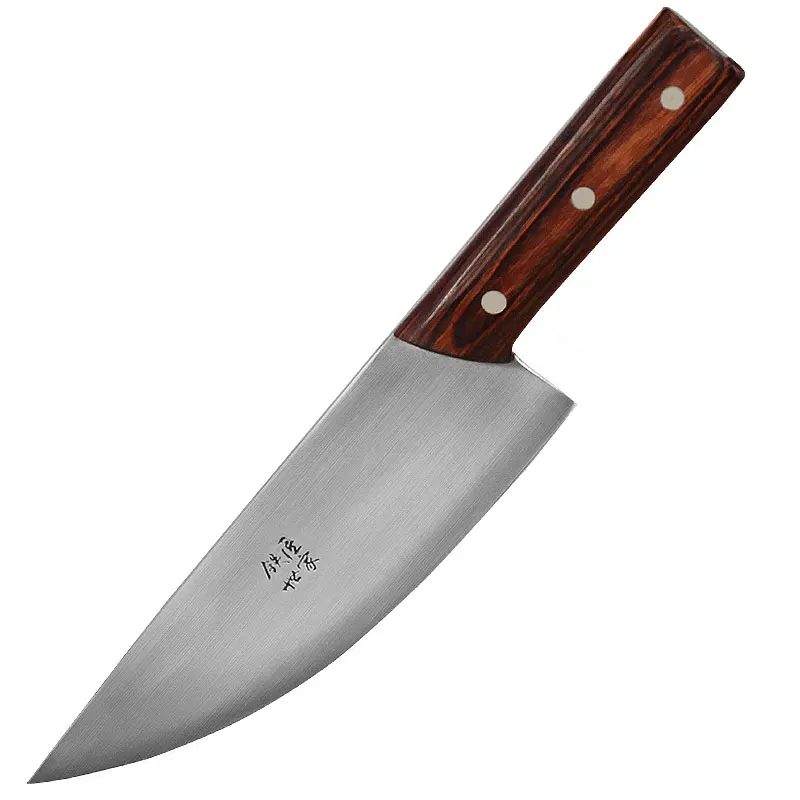 Фото Профессиональный нож шеф-повара для нарезки 8 дюймов китайский кованый ручной