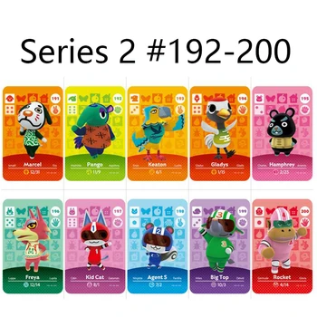 

Series 2 (192 to 200) Animal Crossing Card Amiibo Cards locks nfc Card Work for Switch NS 3DS Games Series 2 (192 to 200)