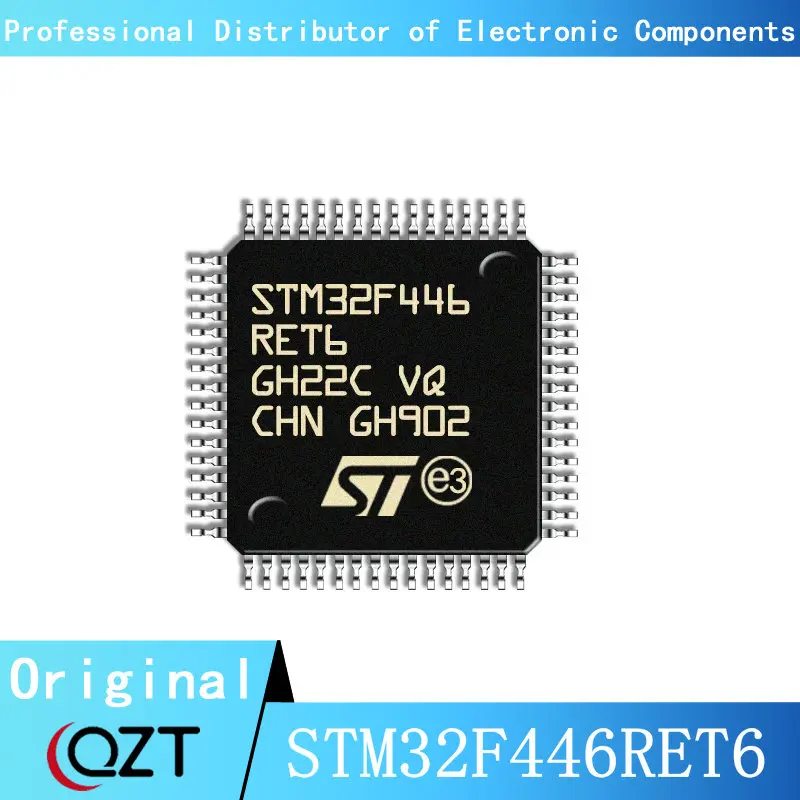 10pcs/lot STM32F446 STM32F446RE STM32F446RET6 LQFP-64 Microcontroller chip New spot stm32f446vet6 stm32f446ve stm32f446 stm32f446v stm32f stm32 stm ic mcu chip lqfp 100