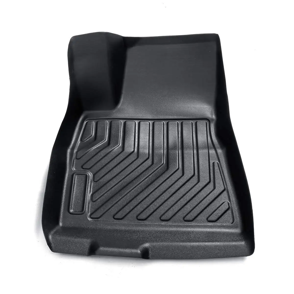 Audew 3 шт. черный автомобильный коврик на заказ водонепроницаемый прочный TPO передний задний Пол Ковровое покрытие подходит для любой погоды для Tesla модель 3