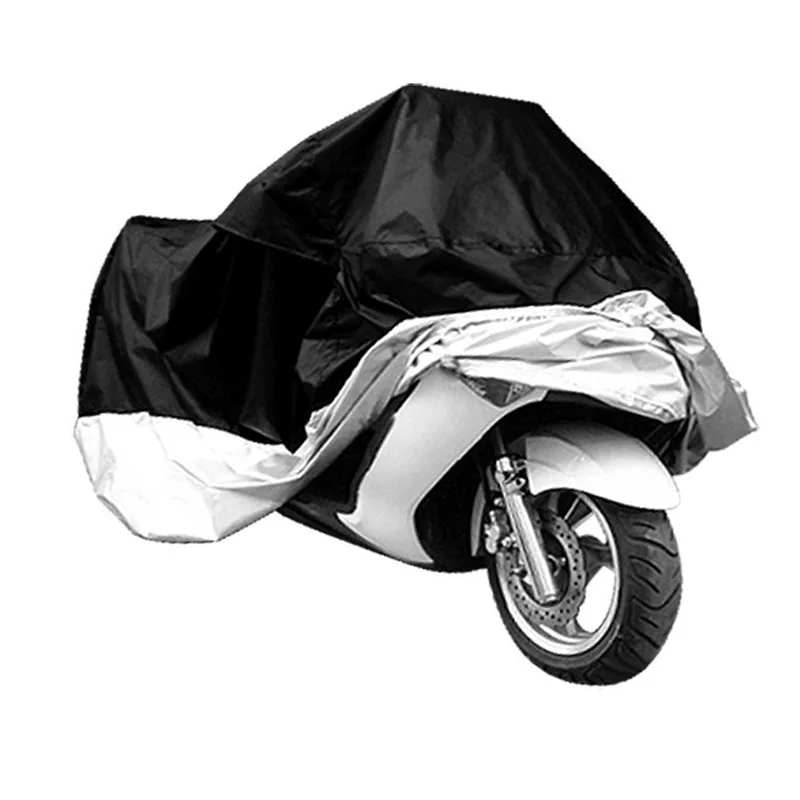 Мотоциклетная Автомобильная одежда водостойкая Защита от солнца антифриз (XL импортные товары размер) серебристый на черном
