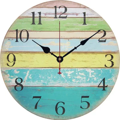 30 вариантов европейские ретро часы кварцевые настенные часы деревянные настенные часы для гостиной спальни домашний декор часы настенные - Цвет: C