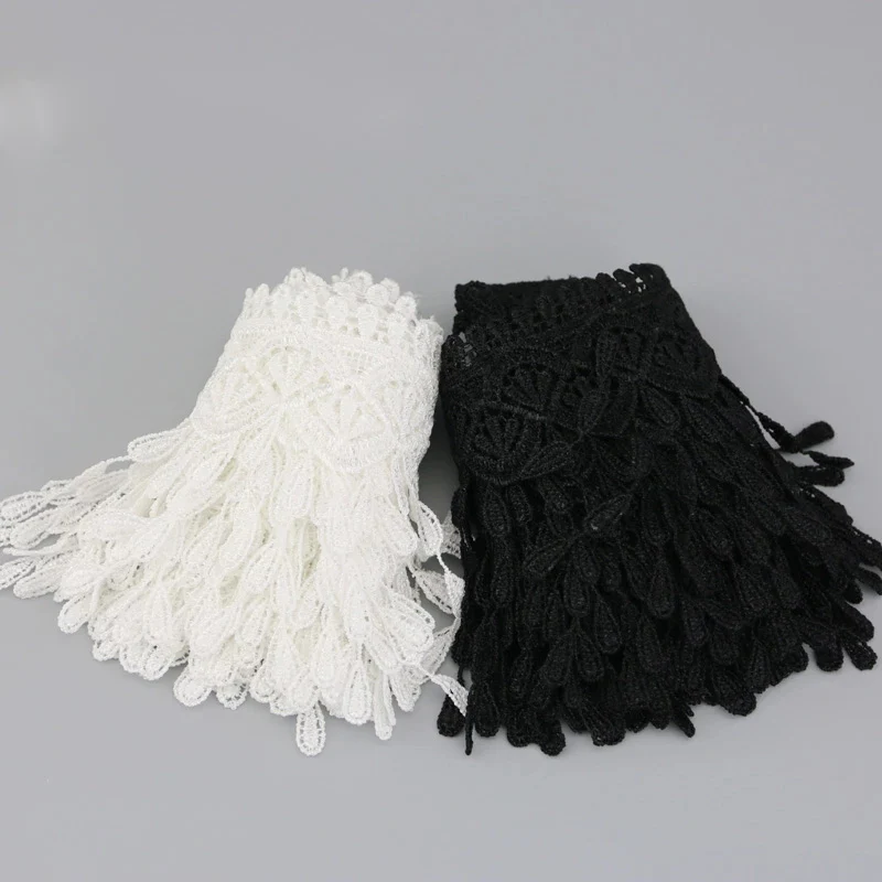 Lace Fabric 1 Yards/roll 70mm Silk Net Lace Fabric Ribbons Trim DIY Sewing Handmade Craft Materials