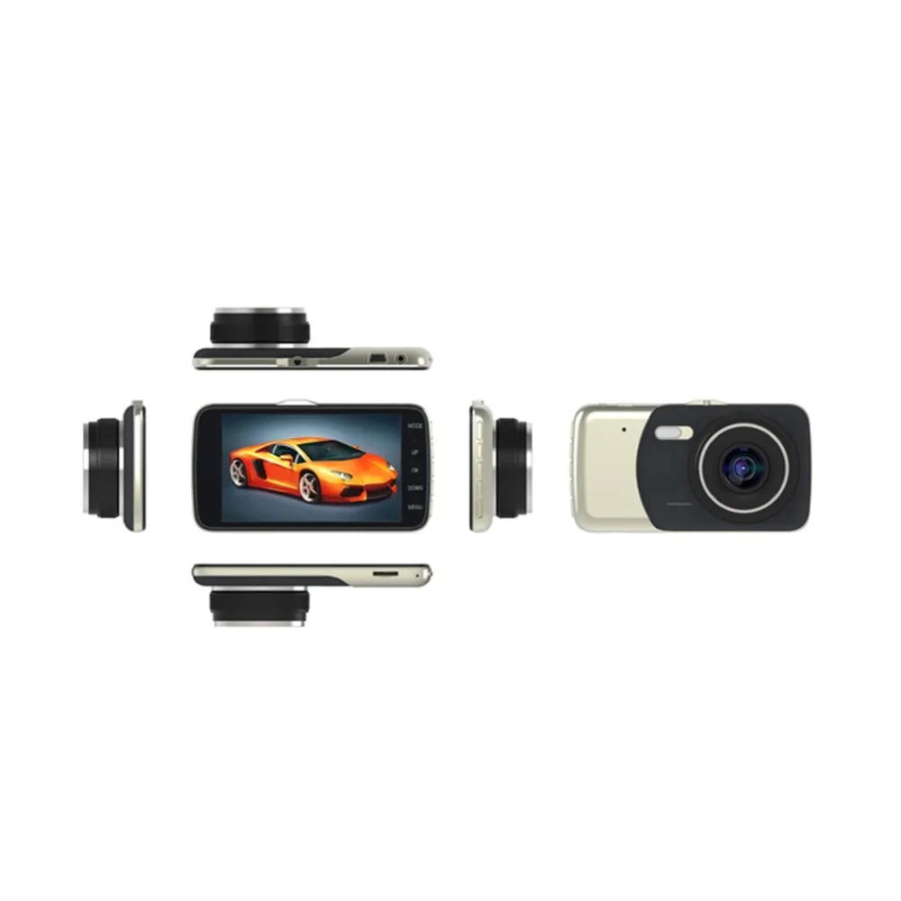X4." HD Автомобильный видеорегистратор зеркало заднего вида gps камера с двумя объективами HD Автомобильный видеорегистратор g-сенсор ночное видение