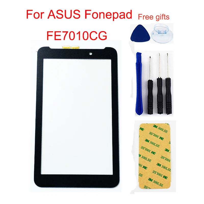 Черный для ASUS Fonepad FE7010CG FE170CG ME170 ME170C K012 K017 сенсорный экран дигитайзер сенсорная